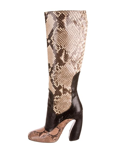 prada beads boots|prada snakeskin boots.